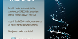 CORECON-BA informa expediente de final de ano