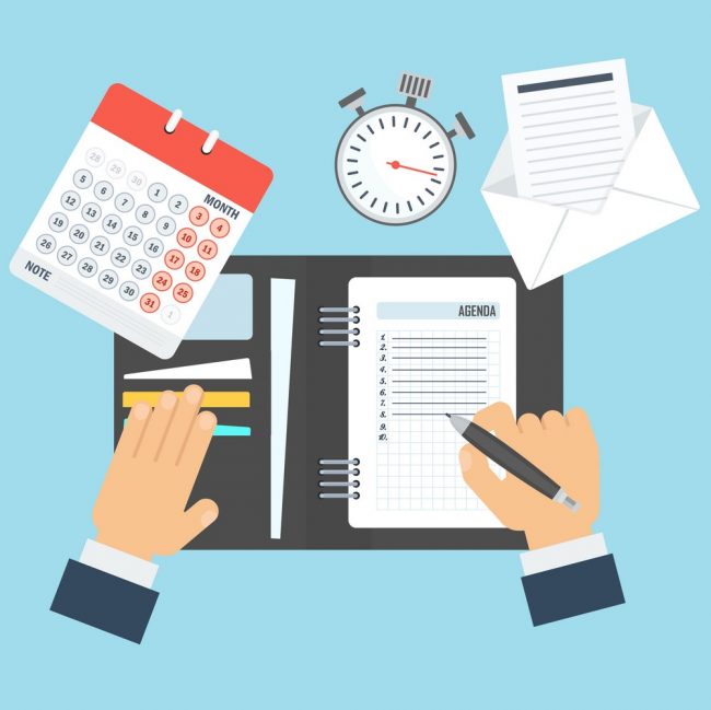 workplace-and-agenda-vector-12595997