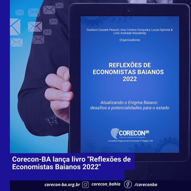 Corecon-BA lança edições especiais do livro Reflexões de Economistas Baianos