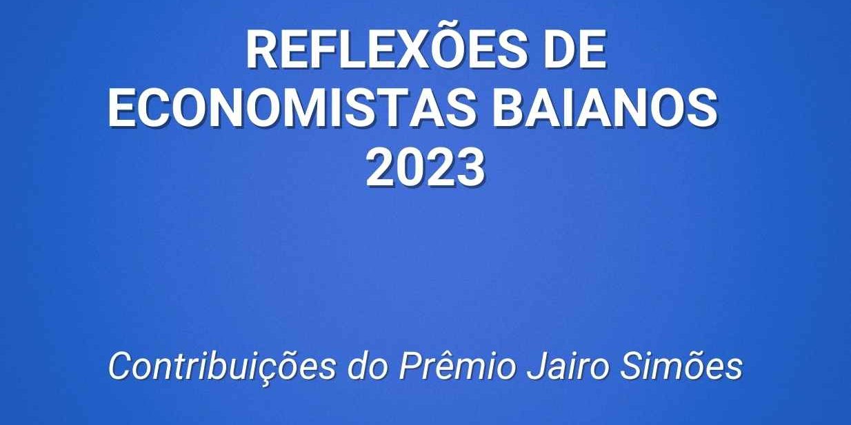 Capa_Reflexões de Economistas Baianos